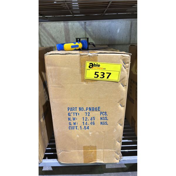 CASE OF *NEW* WESTWARD 6" VDE BENT LONG NOSE PLIERS