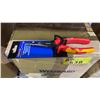 Image 2 : CASE OF *NEW* WESTWARD 6" VDE BENT LONG NOSE PLIERS