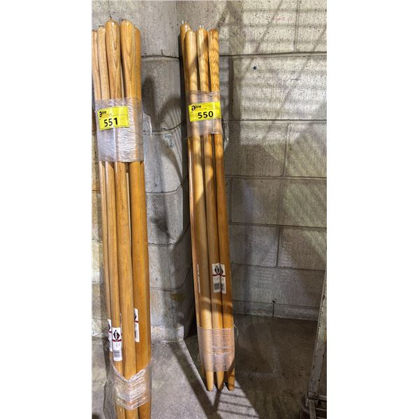 BUNDLE OF (6) *NEW* GARANT REPLACEMENT SHOW SHOVEL HANDLES
