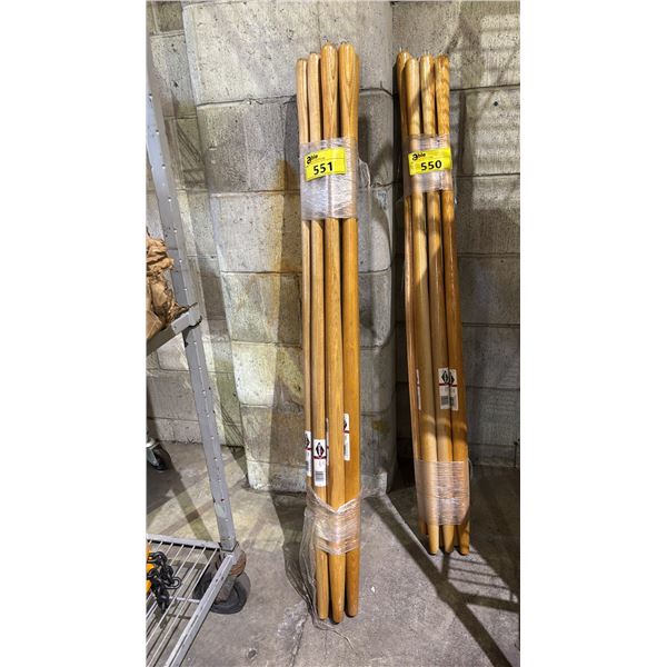 BUNDLE OF (6) *NEW* GARANT REPLACEMENT SHOW SHOVEL HANDLES