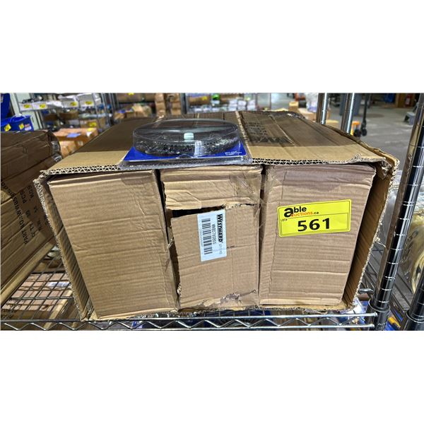 BOX OF *NEW* WESTWARD 6" X 5/8" STAINLESS STEEL STRINGER BEAD WHEEL BRUSHES