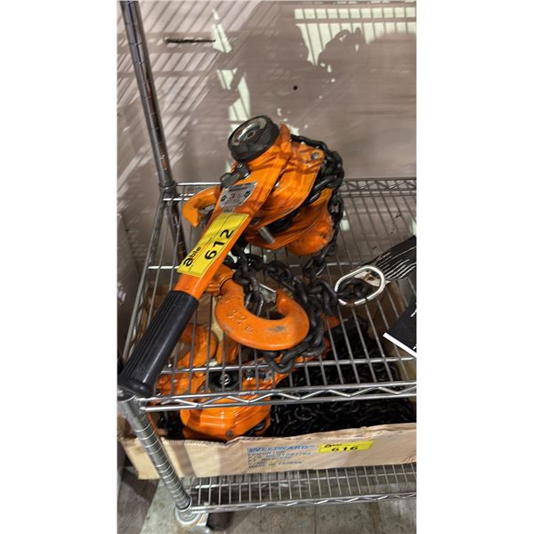 *NEW* WESTWARD 3 TON CHAIN HOIST