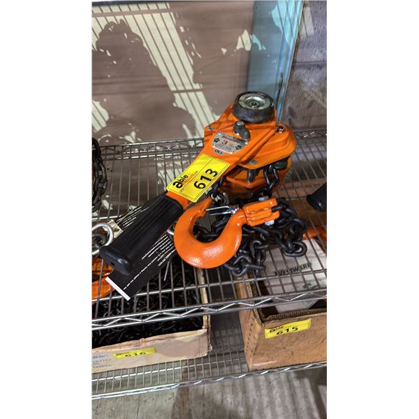 *NEW* WESTWARD 3 TON CHAIN HOIST