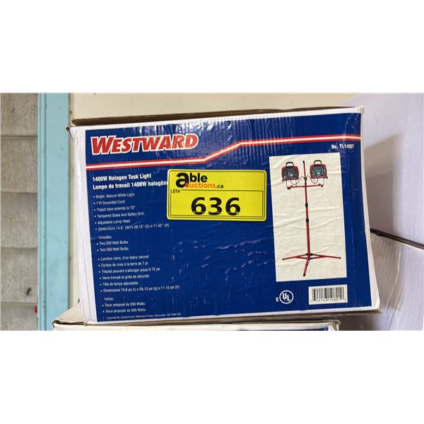 *NEW IN BOX* WESTWARD 1400W HALOGEN TASK LIGHT