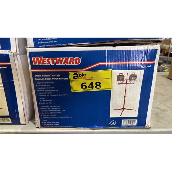 *NEW IN BOX* WESTWARD 1400W HALOGEN TASK LIGHT