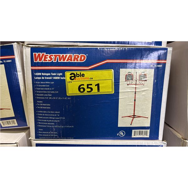 *NEW IN BOX* WESTWARD 1400W HALOGEN TASK LIGHT