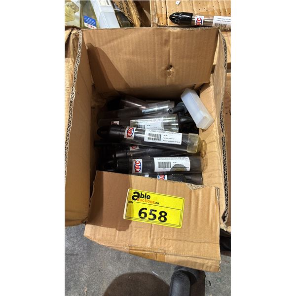 BOX OF *NEW* TDC SILVER & DEMING BLACK OXIDE FINISH 1-3/16" 3-FLATS DRILL BITS