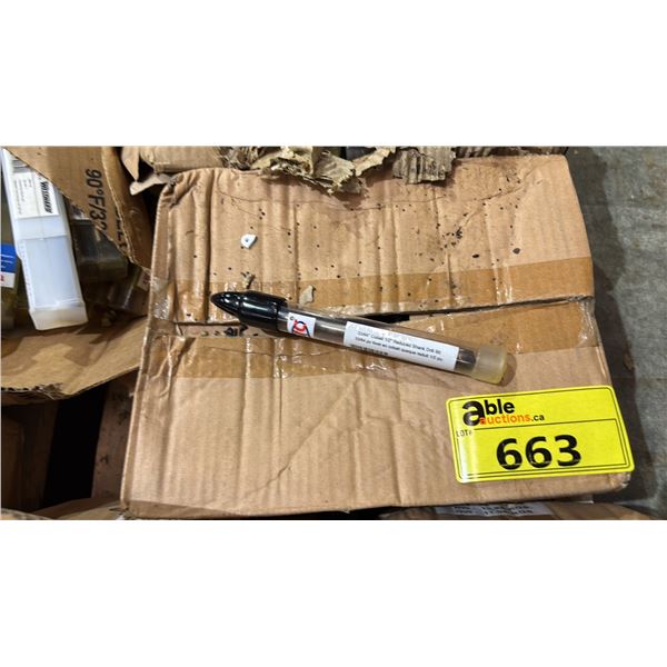 BOX OF *NEW* TDC 33/64" COBALT 1/2" REDUCED SHANK DRILL BITS