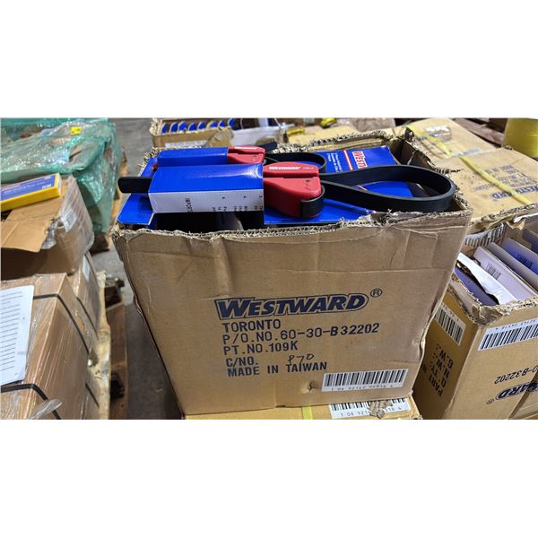 BOX OF *NEW* WESTWARD 2 PIECE STRAP WRENCH SETS