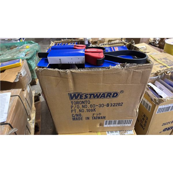 BOX OF *NEW* WESTWARD 2 PIECE STRAP WRENCH SETS