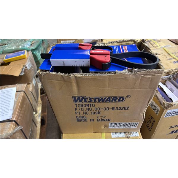 BOX OF *NEW* WESTWARD 2 PIECE STRAP WRENCH SETS