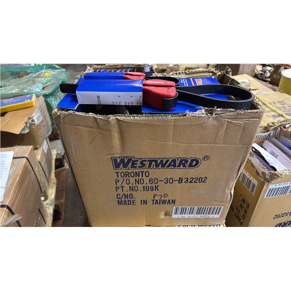 BOX OF *NEW* WESTWARD 2 PIECE STRAP WRENCH SETS