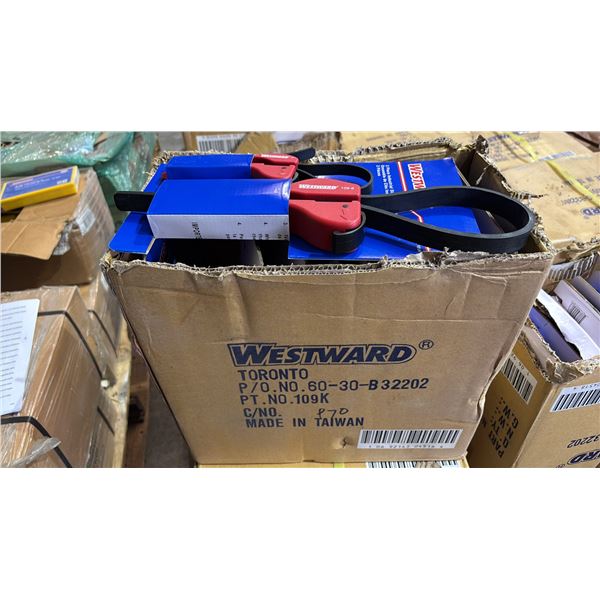 BOX OF *NEW* WESTWARD 2 PIECE STRAP WRENCH SETS