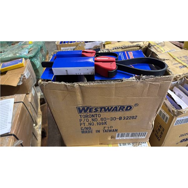 BOX OF *NEW* WESTWARD 2 PIECE STRAP WRENCH SETS