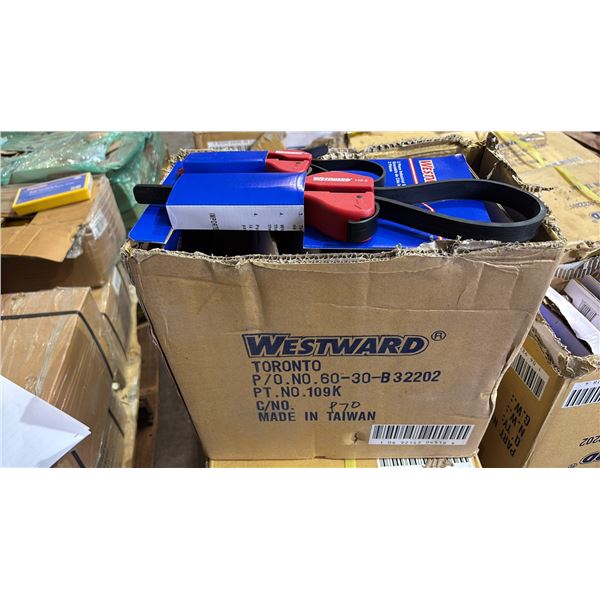 BOX OF *NEW* WESTWARD 2 PIECE STRAP WRENCH SETS