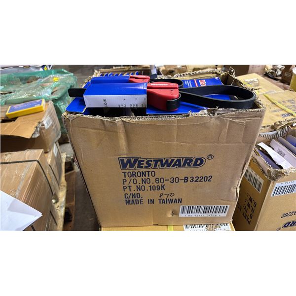 BOX OF *NEW* WESTWARD 2 PIECE STRAP WRENCH SETS