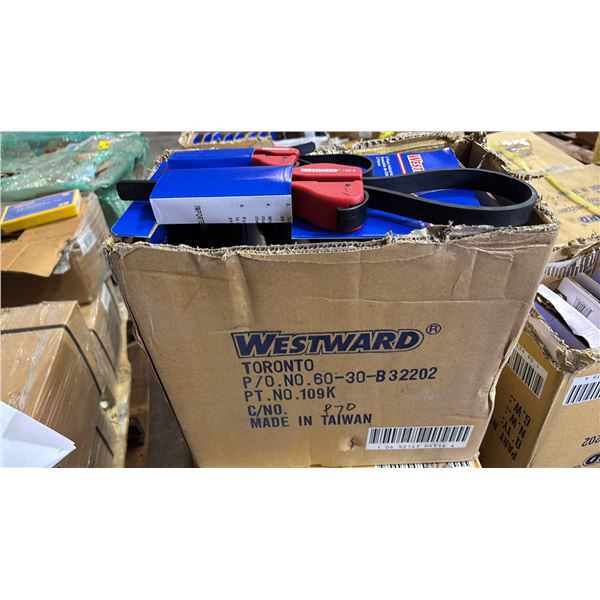 BOX OF *NEW* WESTWARD 2 PIECE STRAP WRENCH SETS