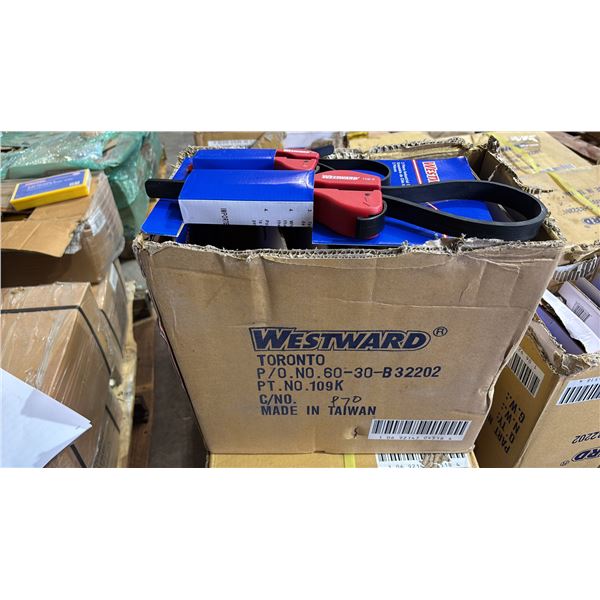 BOX OF *NEW* WESTWARD 2 PIECE STRAP WRENCH SETS