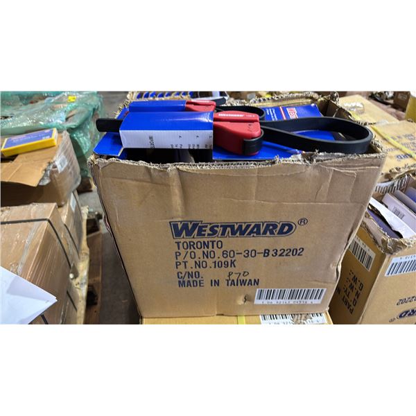 BOX OF *NEW* WESTWARD 2 PIECE STRAP WRENCH SETS