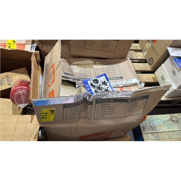 LARGE CASE OF *NEW* WESTWARD 5PCS SAE HEX DIE RETHREADING SETS