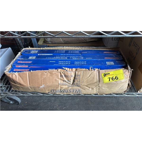 CASE OF *NEW* WESTWARD 4 PC. ALIGNING PRYBAR SETS