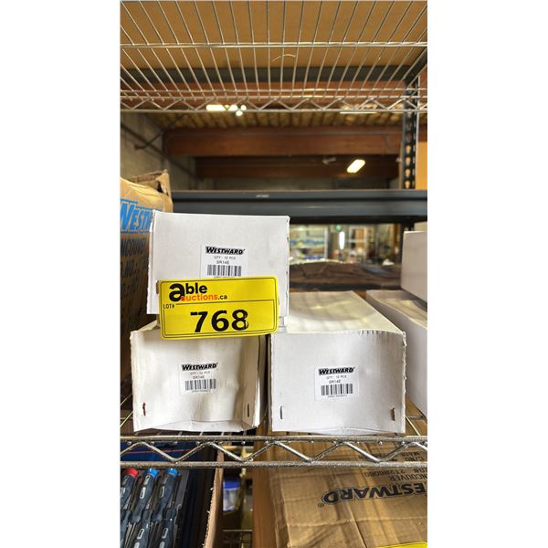 (3) BOXES OF *NEW* WESTWARD INSULATED SQUARE #1 SCREWDRIVERS