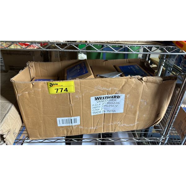 BOX OF *NEW* WESTWARD GREASE CONTROL VALVES