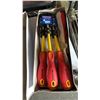 Image 2 : (3) BOXES OF *NEW* WESTWARD INSULATED SQUARE #1 SCREWDRIVERS