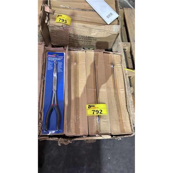 CASE OF *NEW* WESTWARD 5/16" LONG HOSE GRIP DOUBLE X PLIERS