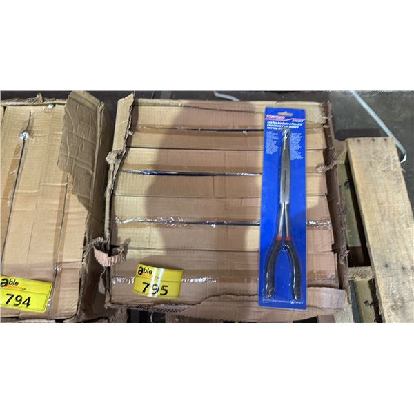 CASE OF *NEW* WESTWARD 5/16" LONG HOSE GRIP DOUBLE X PLIERS