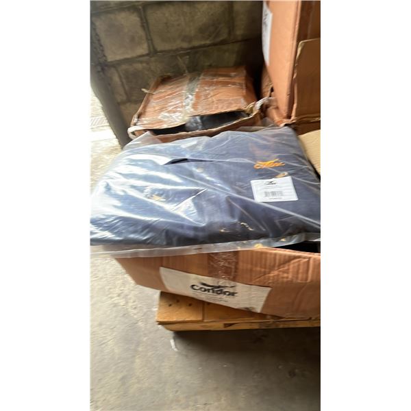 BOX OF *NEW* CONDOR SIZE 2XL BLUE COVERALLS
