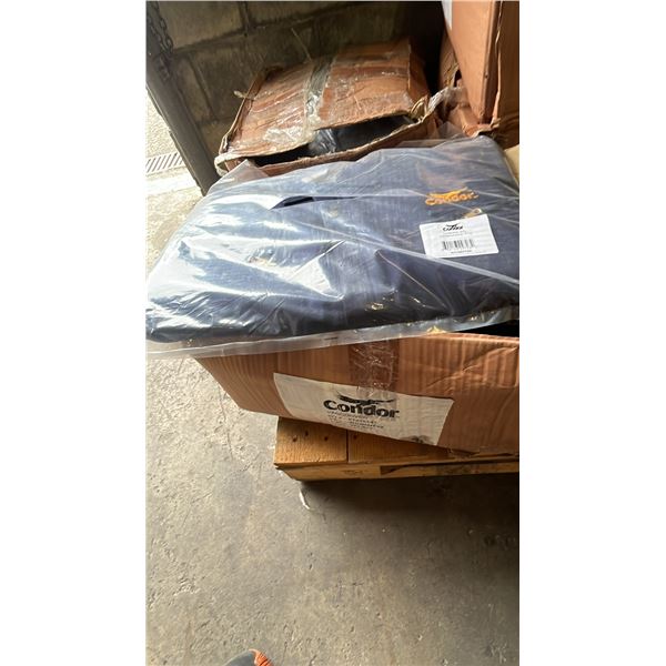 BOX OF *NEW* CONDOR SIZE 2XL BLUE COVERALLS
