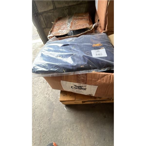 BOX OF *NEW* CONDOR SIZE 2XL BLUE COVERALLS