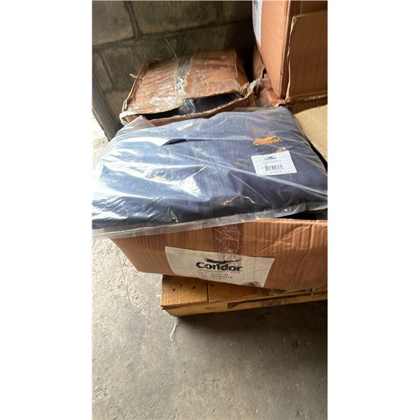 BOX OF *NEW* CONDOR SIZE 2XL BLUE COVERALLS
