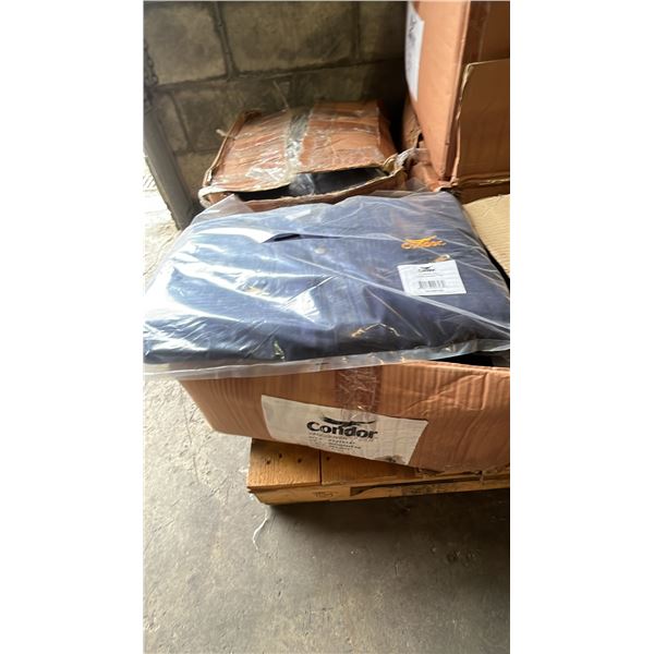 BOX OF *NEW* CONDOR SIZE 2XL BLUE COVERALLS