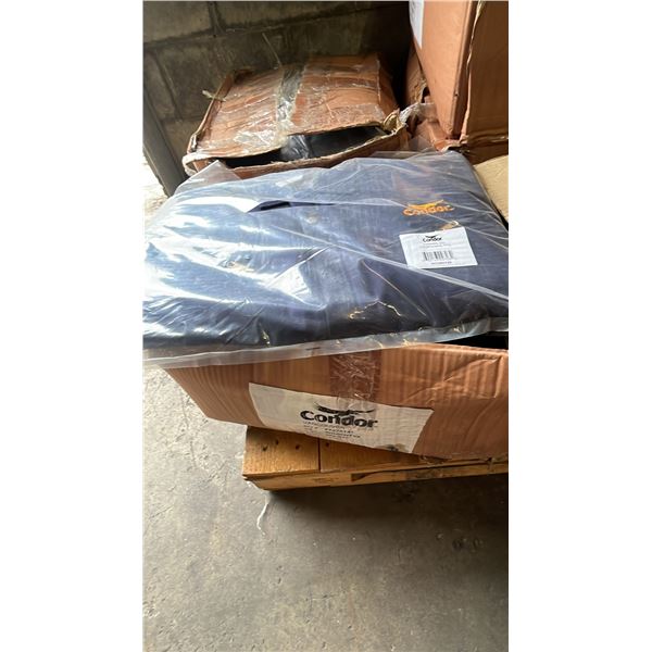 BOX OF *NEW* CONDOR SIZE 2XL BLUE COVERALLS