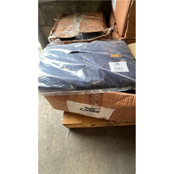 BOX OF *NEW* CONDOR SIZE 2XL BLUE COVERALLS