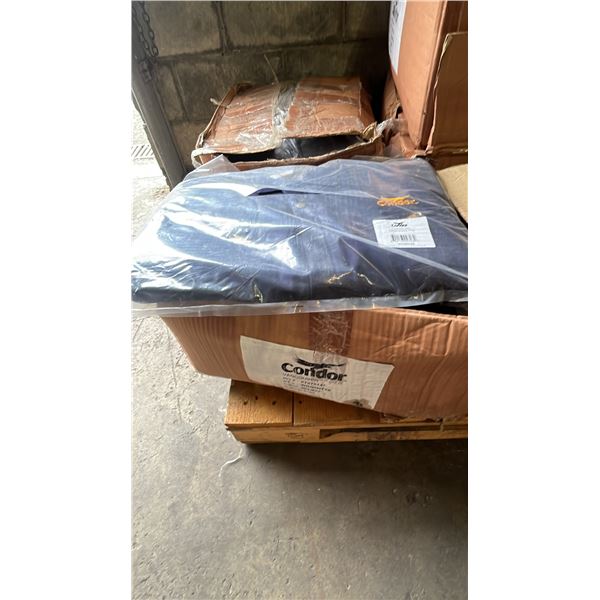 BOX OF *NEW* CONDOR SIZE 2XL BLUE COVERALLS