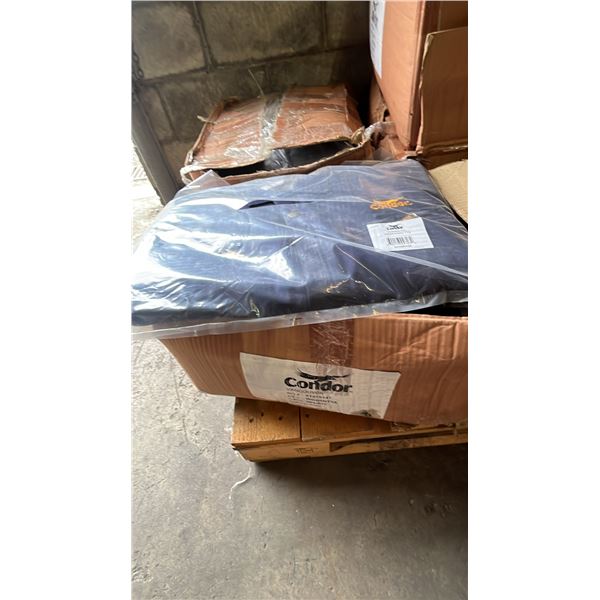 BOX OF *NEW* CONDOR SIZE 2XL BLUE COVERALLS