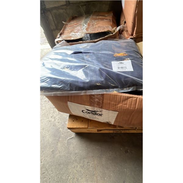 BOX OF *NEW* CONDOR SIZE 2XL BLUE COVERALLS