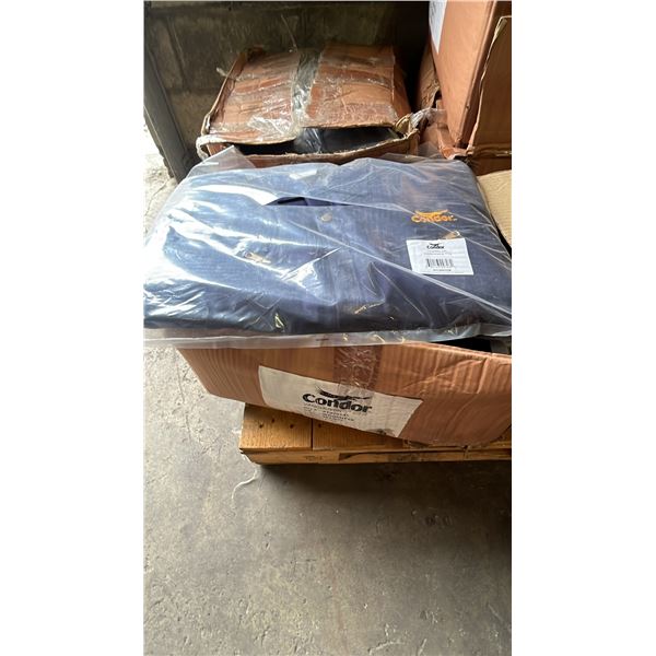 BOX OF *NEW* CONDOR SIZE 2XL BLUE COVERALLS