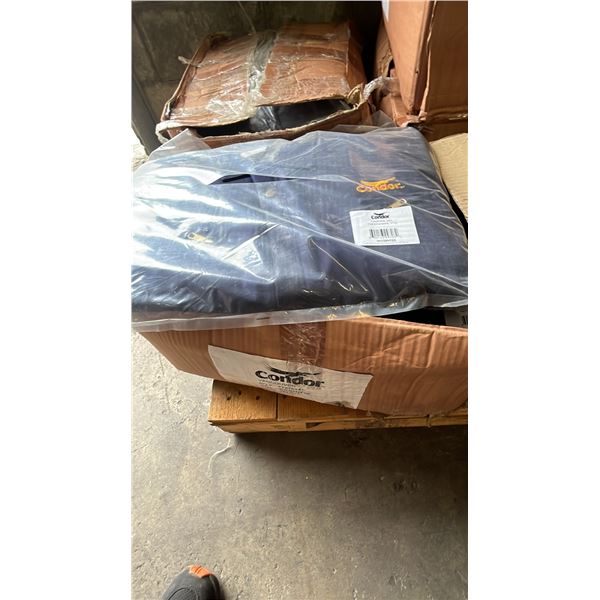 BOX OF *NEW* CONDOR SIZE 2XL BLUE COVERALLS
