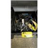 Image 3 : SHELF OF ASSORTED ITEMS INCLUDING STRAPS, SCREWS METAL PARTS AND MORE