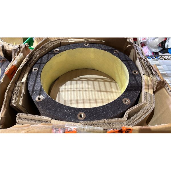 BOX OF 2 *NEW* TYROLIT INDUSTRIAL ABRASIVE CUT-OFF WHEELS: 48 GRIT, 355MM X 10MM X 38MM