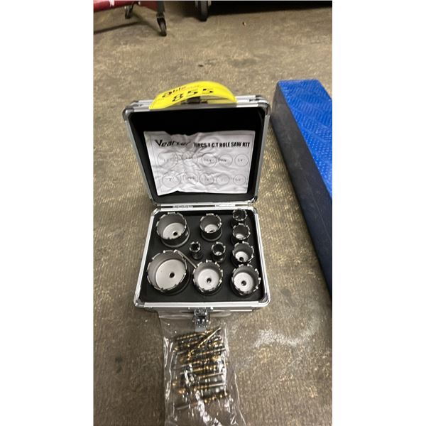 VEARTER 10-PIECE CARBIDE TIPPED HOLE SAW KIT