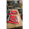 Image 5 : SHELF OF ASSORTED ITEMS INCLUDING BALL COUPLER, 0.5" X 7" WEDGE ANCHER, MILTON VALVE EXTENSION AND