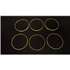 Image 2 : SIX APPROX 22K BANGLES (55.4G)