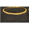 Image 3 : TWO APPROX 22K BANGLES SET WITH WHITE STONES (31.8G)