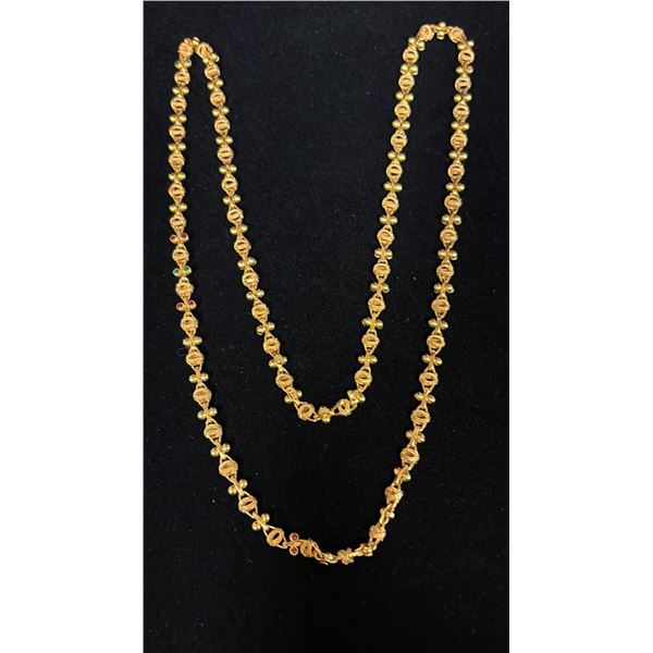 APPROX 20K+ NECKLACE (28", 29.7G)