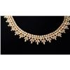 Image 2 : APPROX 20K+ NECKLACE SET WITH DIAMONDS (.03-.055CT, 54.2G)